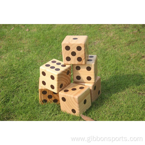 Toys Wooden Yard Dice